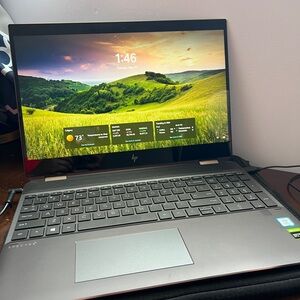 This is Hp Spectre x360 ,grey color, hp brand ,16.0Gb